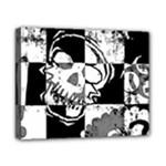 Grunge Skull Canvas 10  x 8  (Stretched)