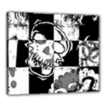 Grunge Skull Canvas 24  x 20  (Stretched)