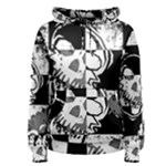 Grunge Skull Women s Pullover Hoodie