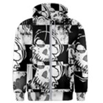 Grunge Skull Men s Zipper Hoodie