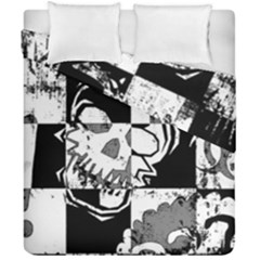Grunge Skull Duvet Cover Double Side (California King Size) from ArtsNow.com