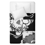 Grunge Skull Duvet Cover Double Side (Single Size)