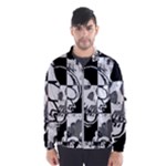 Grunge Skull Men s Windbreaker