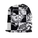 Grunge Skull Drawstring Pouch (XXL)