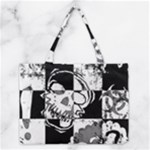 Grunge Skull Medium Tote Bag