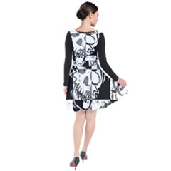Plunge Pinafore Dress 