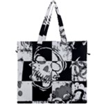 Grunge Skull Canvas Travel Bag