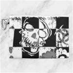 Grunge Skull Canvas Cosmetic Bag (XL)