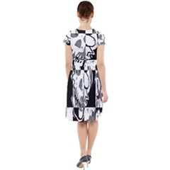 Cap Sleeve Midi Dress 