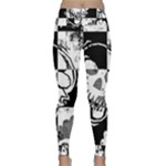 Grunge Skull Lightweight Velour Classic Yoga Leggings