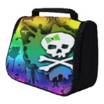 Kawaii Rainbow Skull Full Print Travel Pouch (Small)