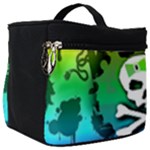 Kawaii Rainbow Skull Make Up Travel Bag (Big)