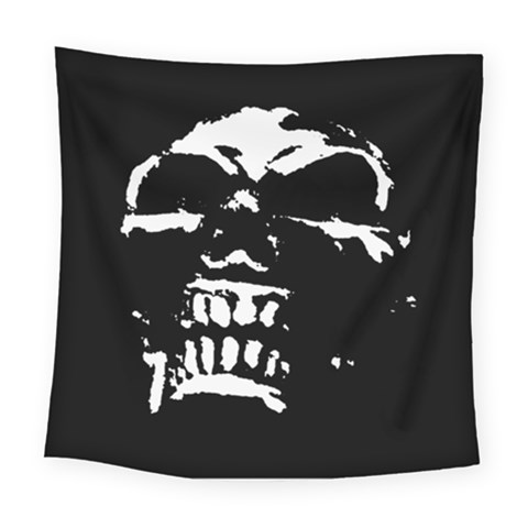 Morbid Skull Square Tapestry (Large) from ArtsNow.com