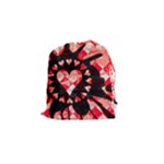 Love Heart Splatter Drawstring Pouch (Small)