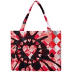 Love Heart Splatter Mini Tote Bag