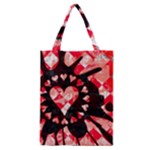 Love Heart Splatter Classic Tote Bag