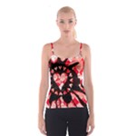 Love Heart Splatter Spaghetti Strap Top