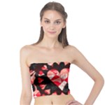 Love Heart Splatter Tube Top