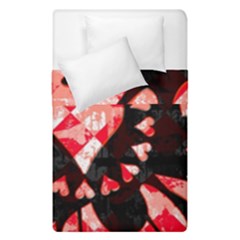 Love Heart Splatter Duvet Cover Double Side (Single Size) from ArtsNow.com