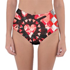 Reversible High-Waist Bikini Bottoms 