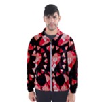 Love Heart Splatter Men s Windbreaker