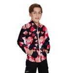 Love Heart Splatter Kids  Windbreaker