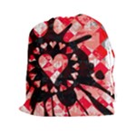 Love Heart Splatter Drawstring Pouch (XXL)