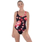 Love Heart Splatter Bring Sexy Back Swimsuit