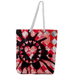 Full Print Rope Handle Tote (Large) 