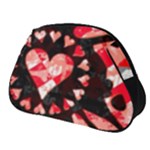 Love Heart Splatter Full Print Accessory Pouch (Small)