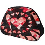 Love Heart Splatter Full Print Accessory Pouch (Big)