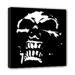 Morbid Skull Mini Canvas 8  x 8  (Stretched)