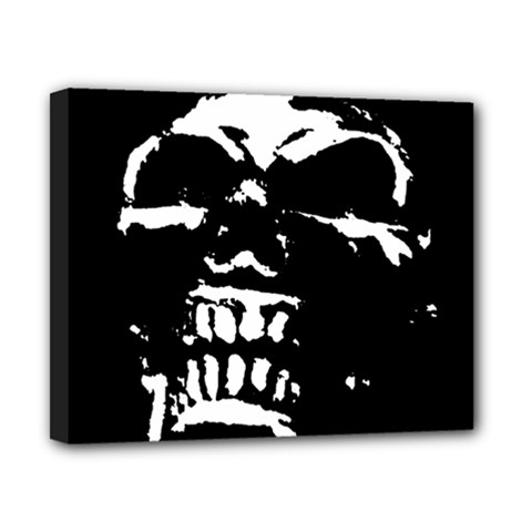 Morbid Skull Canvas 10  x 8  (Stretched) from ArtsNow.com