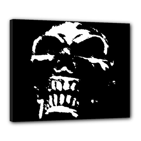 Morbid Skull Canvas 20  x 16  (Stretched) from ArtsNow.com