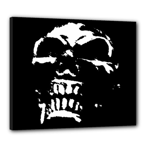Morbid Skull Canvas 24  x 20  (Stretched) from ArtsNow.com