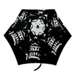 Morbid Skull Mini Folding Umbrella