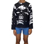 Morbid Skull Kids  Long Sleeve Swimwear