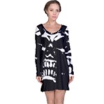 Morbid Skull Long Sleeve Nightdress