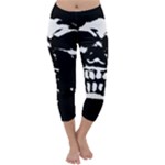 Morbid Skull Capri Winter Leggings 