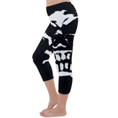 Capri Winter Leggings Back Capri Winter Leggings Back