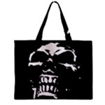 Morbid Skull Zipper Mini Tote Bag