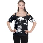 Morbid Skull Cutout Shoulder Tee