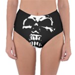 Morbid Skull Reversible High-Waist Bikini Bottoms