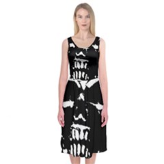 Morbid Skull Midi Sleeveless Dress from ArtsNow.com