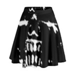 Morbid Skull High Waist Skirt