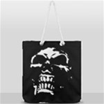 Morbid Skull Full Print Rope Handle Tote (Large)