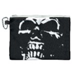 Morbid Skull Canvas Cosmetic Bag (XL)