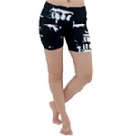 Morbid Skull Lightweight Velour Yoga Shorts