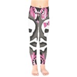 Pink Bow Skull Kids  Legging