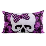 Pink Polka Dot Bow Skull Samsung Galaxy Note 4 Case (White)